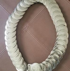 Retro Gold Coin Stretchy belt